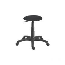 Tabouret Saturn tissu noir