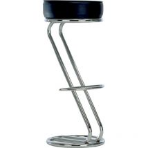 FP - Tabouret zeta H830mm chrom/noir (Par 2)