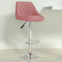Tabouret de bar Rose Velours Vidaxl