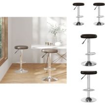 Tabourets de bar lot de 2 marron similicuir - Tabouret De Bar - Tabourets De Bar - Tabouret De Pub - Tabourets De Bar