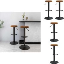 Tabourets de bar lot de 2 marron velours - Tabouret De Bar - Tabourets De Bar - Tabouret De Pub - Tabourets De Bar