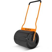 Tabur - Rodillo de c sped manual de 50 cm 40cm con mango ergonmico. Rodillo de jardn con tapa extrable y capacidad mxima de 62L.
