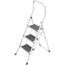Gierre - b0200-mini escalera de acero con estribo superstep (2 peldaños)