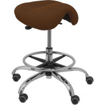 Taburete Zarza sin respaldo bali marrón oscuro