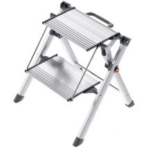 Hailo - 4310-100 taburete aluminio MK80 comfortline (2 peldaños)