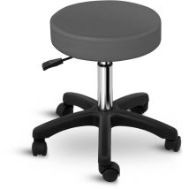 Physa - Taburete con ruedas - 450-580 mm - 150 kg - Gris
