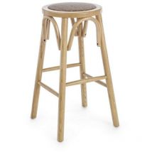 Bizzotto - Taburete alto de estilo rústico en madera natural