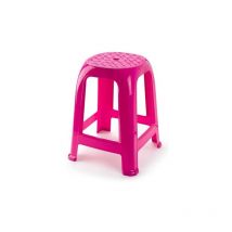 Taburete de plastico Rosa