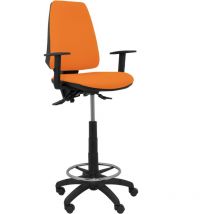 P&c - Taburete Elche s bali naranja brazos regulables