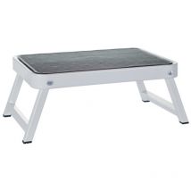 Gierre - taburete plataforma 1STEP 38X16X26 cm blanco - B0010BI