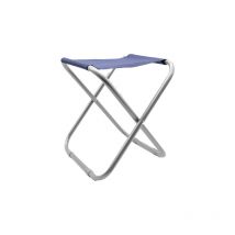 Taburete plegable sin respaldo Azul