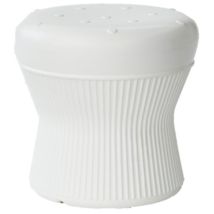 Moovere - Corfu 40 Taburete Redondo Duradero, De 40 Cm De Altura, Para Uso Interior Y Exterior. Fabricado En Polietileno
