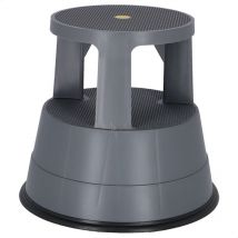 Mueblear - Taburete up redondo gris oscuro