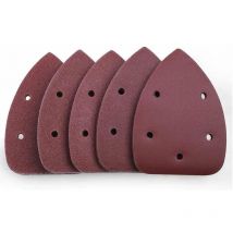 50 pcs Souris Ponceuse Papier Abrasif 40/60/80/100/240 Grains Crochet Et Boucle Assortiment De Papier Abrasif
