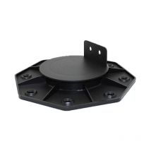 Mccover - taco ajustable de 18 a 30 mm para tarimas de madera y composite - Color - Negro, Superficie cubierta en m² - 0,09