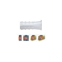 Taco de tipo b Ø6mm fabricado en plástico color blanco (Caja de 500 unidades)