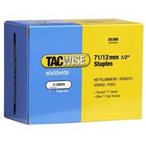 Tacwise Punti Metallici Zincati, Da 71/12 Mm
