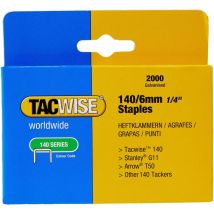 Tacwise - 140/6MM Galvanised Staples (Box-2000)