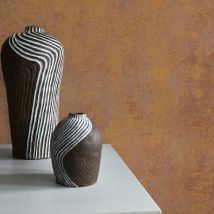 Tapete Urban M1-No.425 Vliestapete Orange Kupfer Unitapete Vintage Wohnzimmer Schlafzimmer Küche - Tadessi