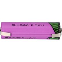 Lithium 3,6v Batterie Sl 360/t Aa - Zelle, Mit Lötfahnen U-form - Tadiran