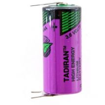 Pile lithium SL-361/PT 2/3AA 3.6V 1.6Ah 3PFR - Tadiran