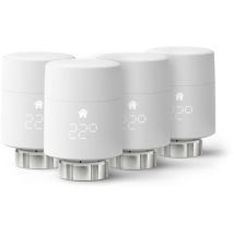 Thermostat Programmable Tado Smart Radiator Thermostat - Quattro Blanc (4 Unités)