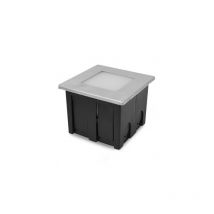 Vision-el - Foco empotrable led difusor esmerilado 1,5W 85lm 110° IP65 80mmx80mm - Blanco natural 4000K