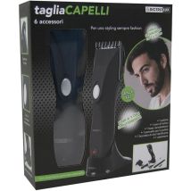 Rasoio Taglia Capelli Elettrico Ricaricabile Regola Barba 1 Pettine + Forbici