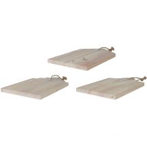 Tagliere de madera de mango 3 piezas 38 x 25 x 2 cm