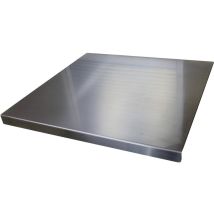 Rocila - Tagliere Spianatoia Per Alimenti 99,5x59 Cm In Acciaio Inox