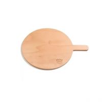 Tagliere tondo con impugnatura A ̃33 cm in legno di faggio Clementi Forni