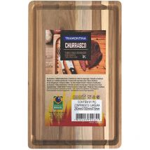 Tagliere Rettangolare in Legno Finitura Naturale 33x22x1.8cm Tramontina