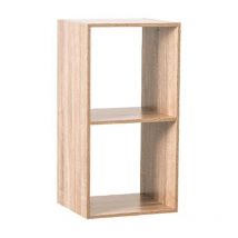 Tagère 2 Cases 'Mix n Modul' 34cm Naturel