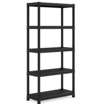 Abm - Etagere 5 Tablettes Resine Ref 9980bk