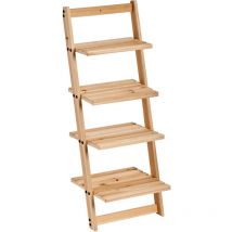 Tagère en bambou pour salle de bain natural, 98 x 41,5 cm