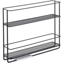 Tagère à épices extensible Metaltex Noir