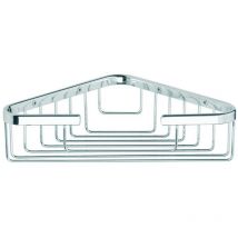 Metaform - tagère d'angle mural chrome mod. One hotellerie