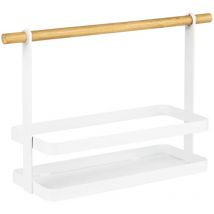 Tagère de cuisine 30x10x20 cm blanc HI