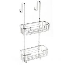 Metaform - tagère de douche rectangulaire à suspendre poli en acier inox mod. Top line