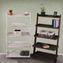 Étagère / jardinière / étagère à plantes / étagère florale, shabby, vintage, 64x38x119cm, blanc
