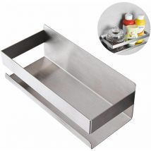 Lucky-88 - tagère de rangement pour épices pour réfrigérateur à un étage, facile à installer sur le côté du réfrigérateur, peut contenir des épices,