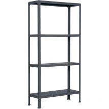 Simonrack - tagère métallique Simon Rack sans vis couleur anthracite 4 étagères 1600x1000x300 mm Fabriquée en Espagne