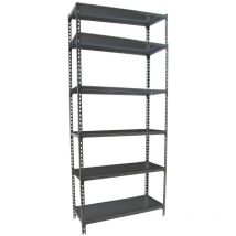 Simonrack - tagère métallique Simon Rack sans vis couleur anthracite 6 étagères 2500x900x500 mm Fabriquée en Espagne