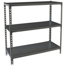 Tagère Rangement, 900x1000x300 Mm, 3 Niveaux, 180 Kg Capacité De Charge Et Point De Flexion, Métal , Étagère Garage, Anthracite - Simonclick - 