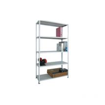 Prometal - kit a tagA re panda avec 5 a tagA res gris cm 100x40x195h a tagA res a tagA res