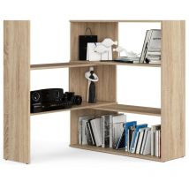 Akord - tagère mobile twist Chêne Sonoma 173,6 cm façade Chêne Sonoma 3 étagères 173,6x30x109,3 cm