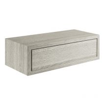 Sanitec - Tiroir suspendu moderne pour entrée salon bureau et chambre Lego - Shabby Gris