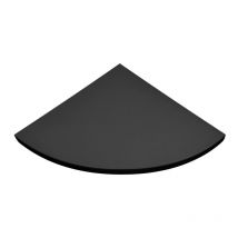 Ahd Amazing Home Design - tagère d'angle salon chambre design moderne Angolo - Noir