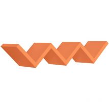 Tagère murale à jour décorative mod. saetta orange