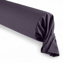 Taie de traversin / 100% coton 57 fils/cm² - prune - 45 x 185 cm